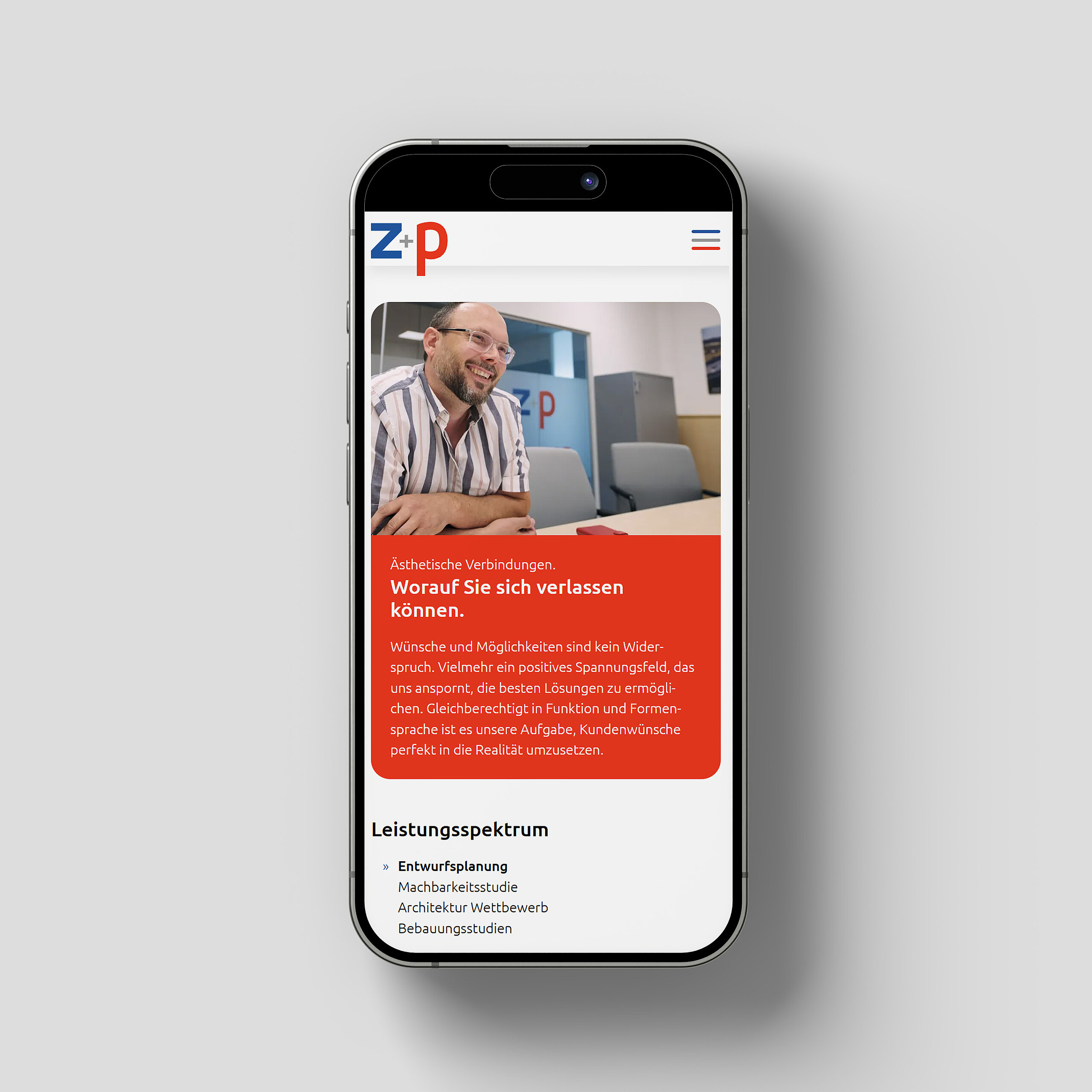 zieritz + partner Mobil Webdesign