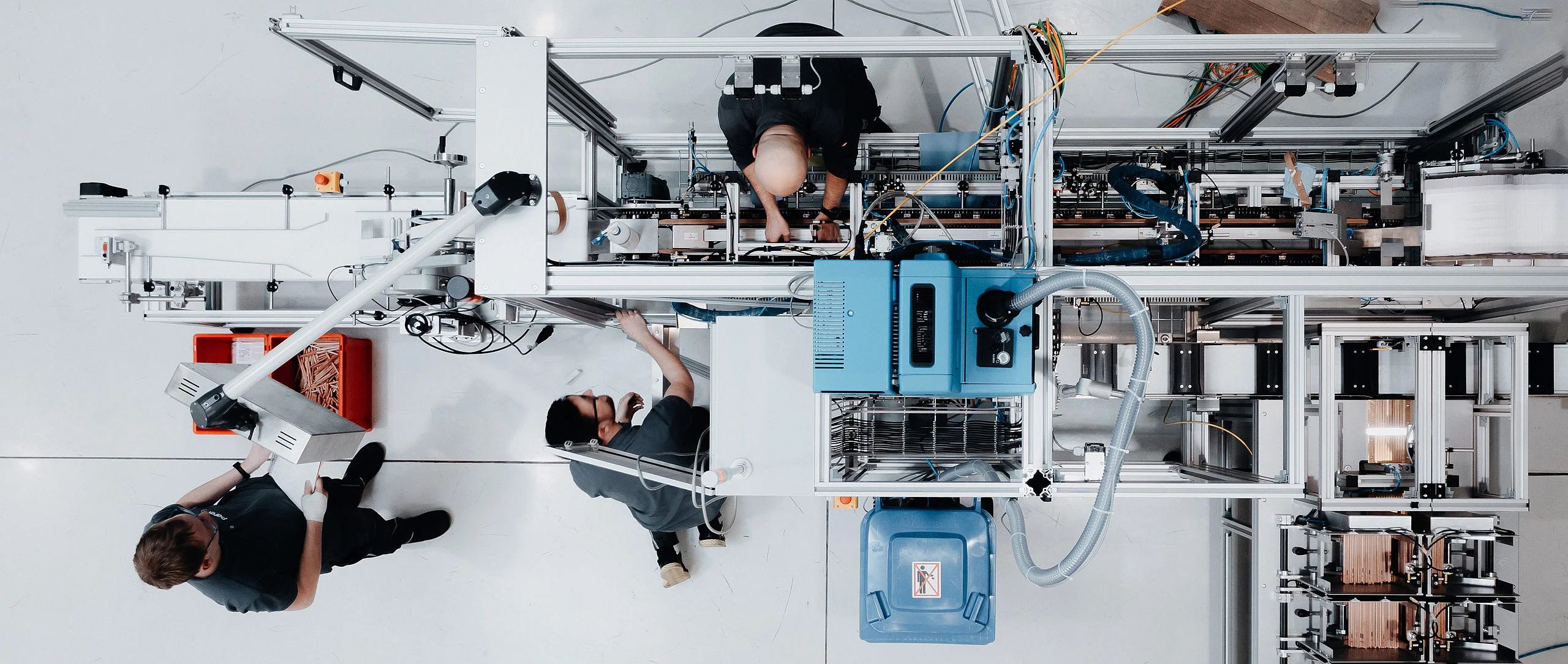 Paral Maschine von oben