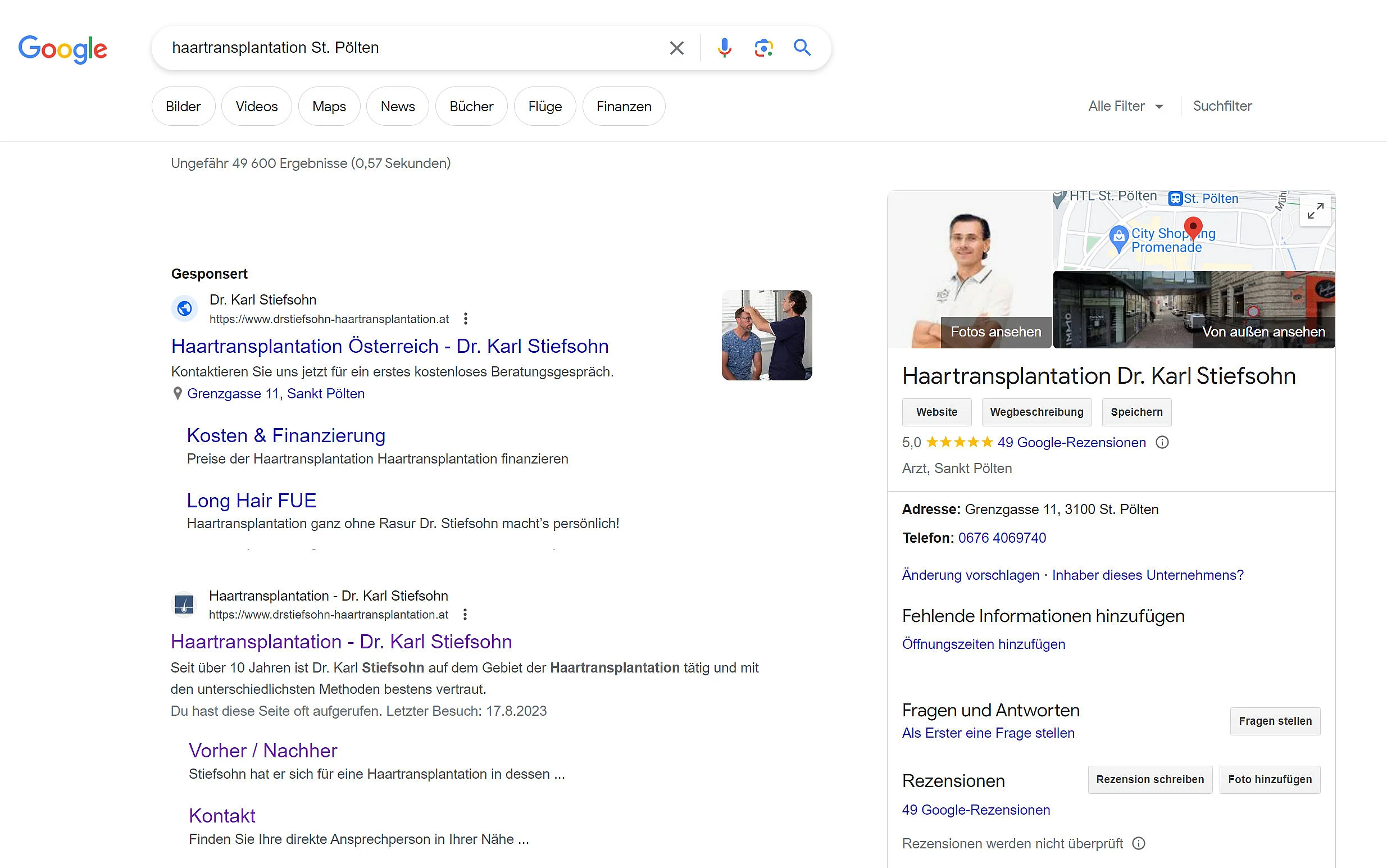 Stiefsohn Google Ads