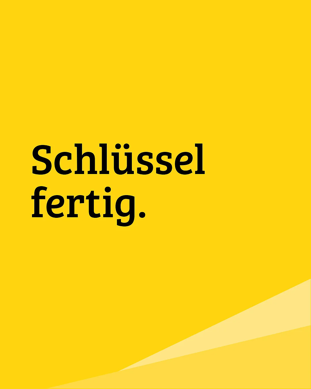 Schlüsselfertig
