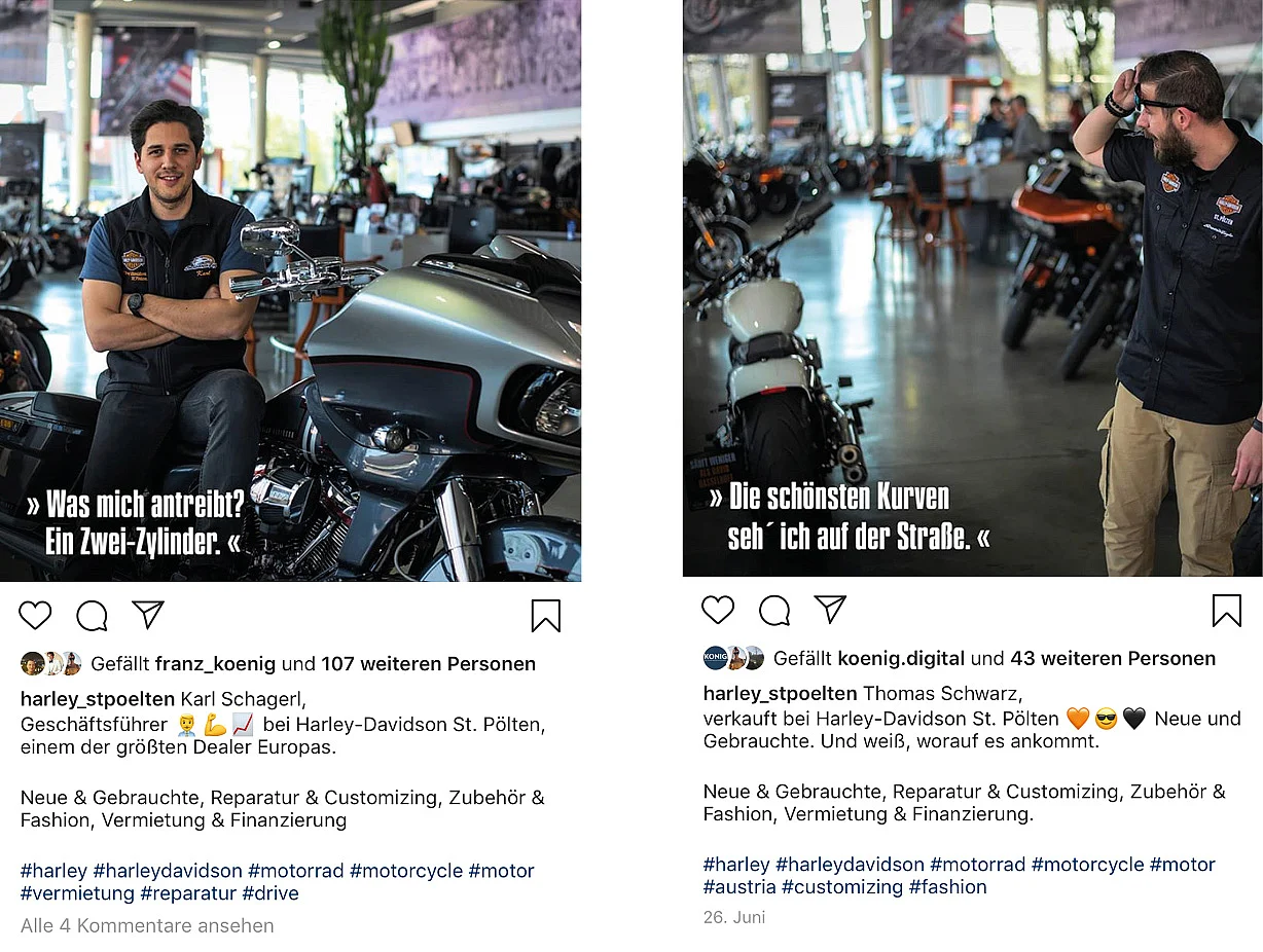 Social Kampagne linke Seite