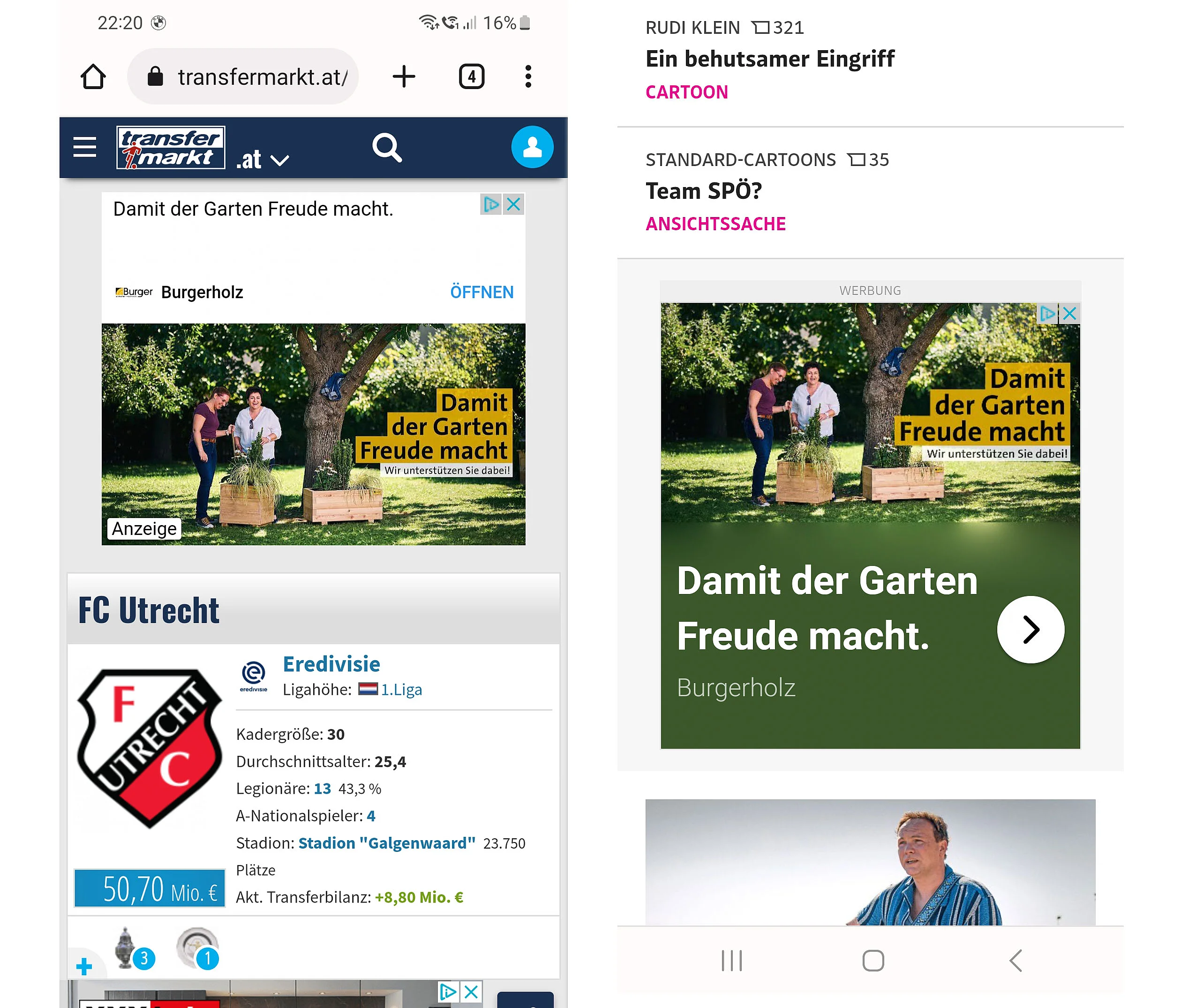 Burger Google Ads Anzeigen