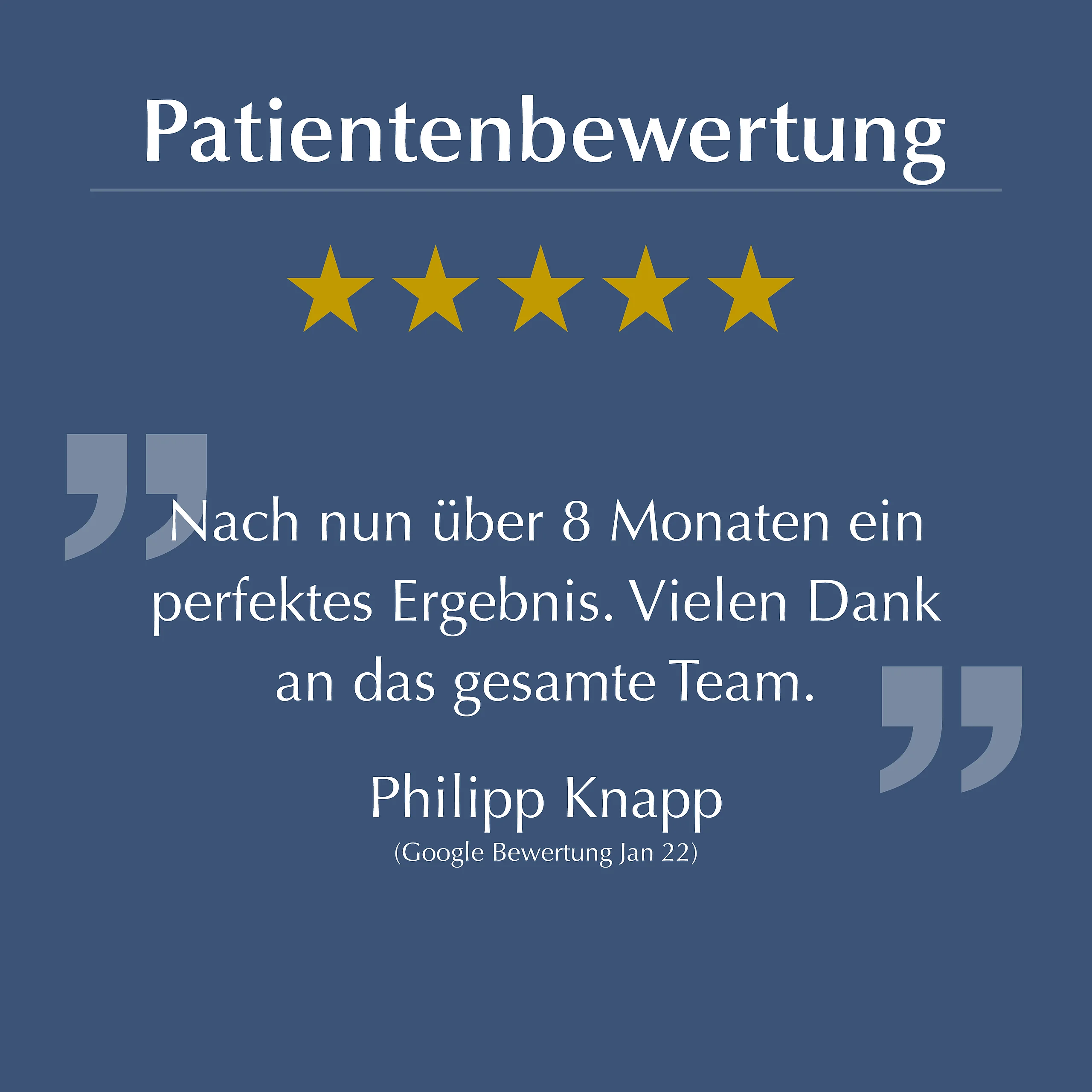 Patientenbewertung 4