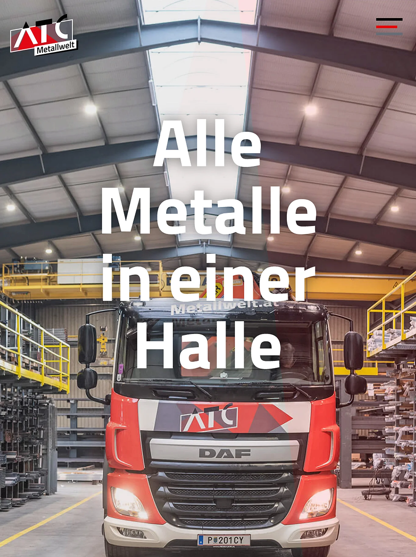 Alle Metalle in einer Halle