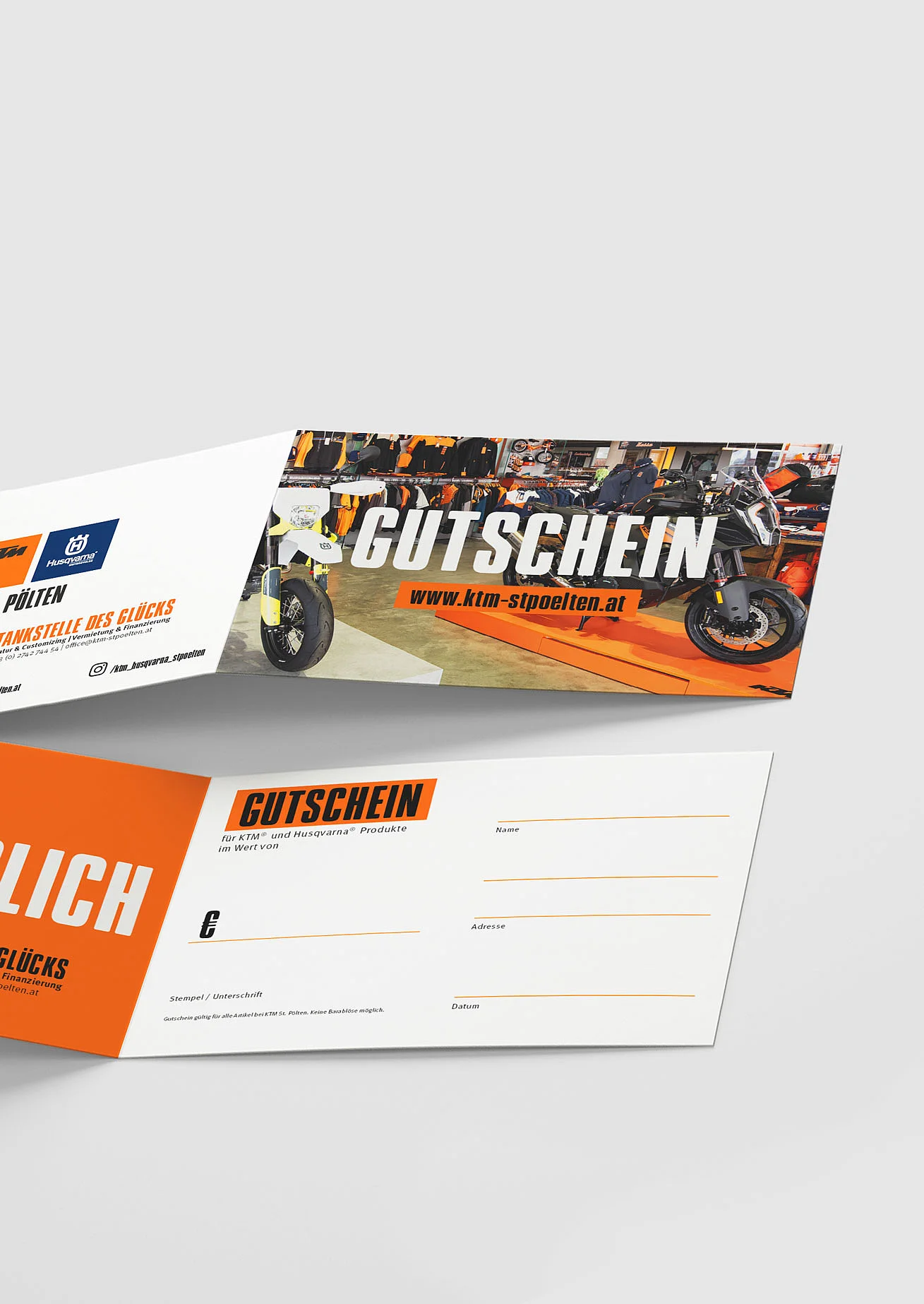 Gutschein KTM