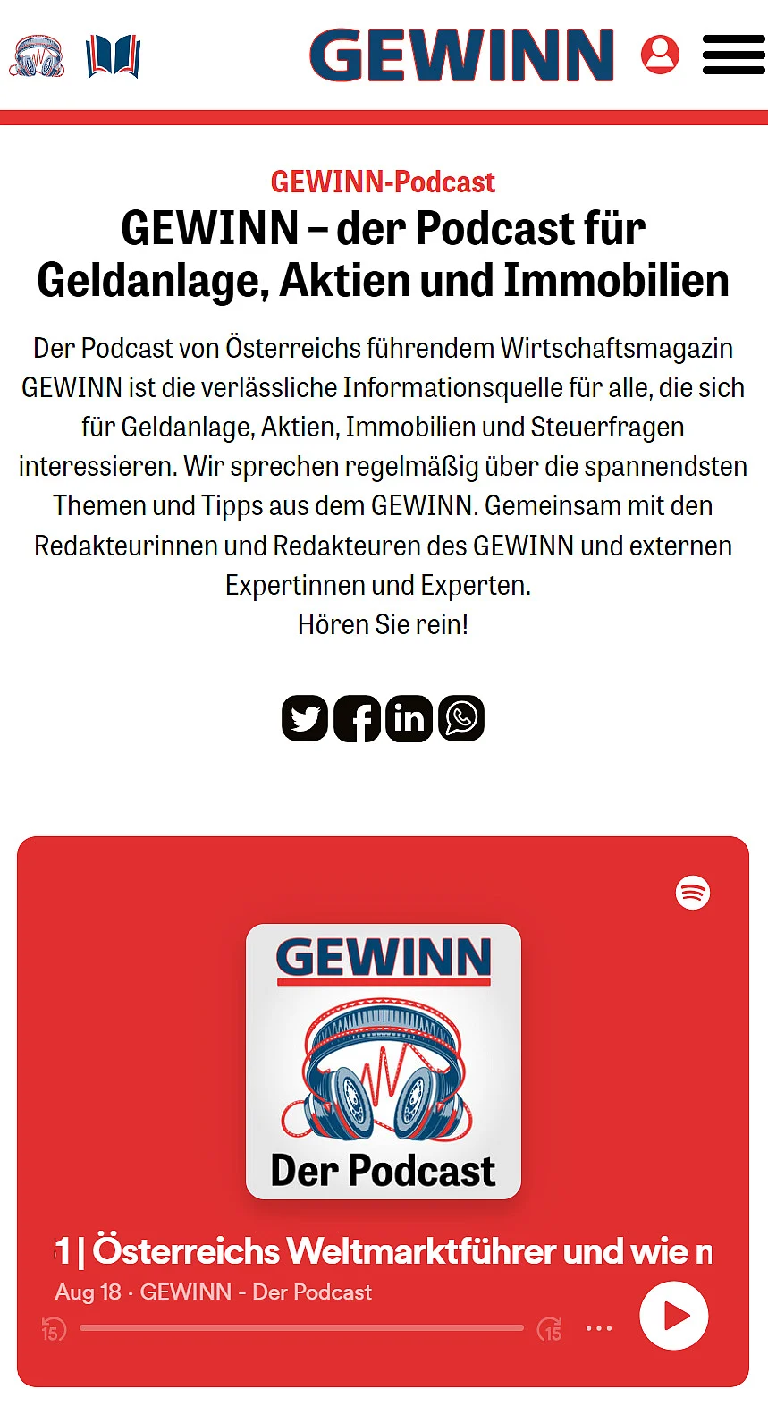 Gewinn Mobil