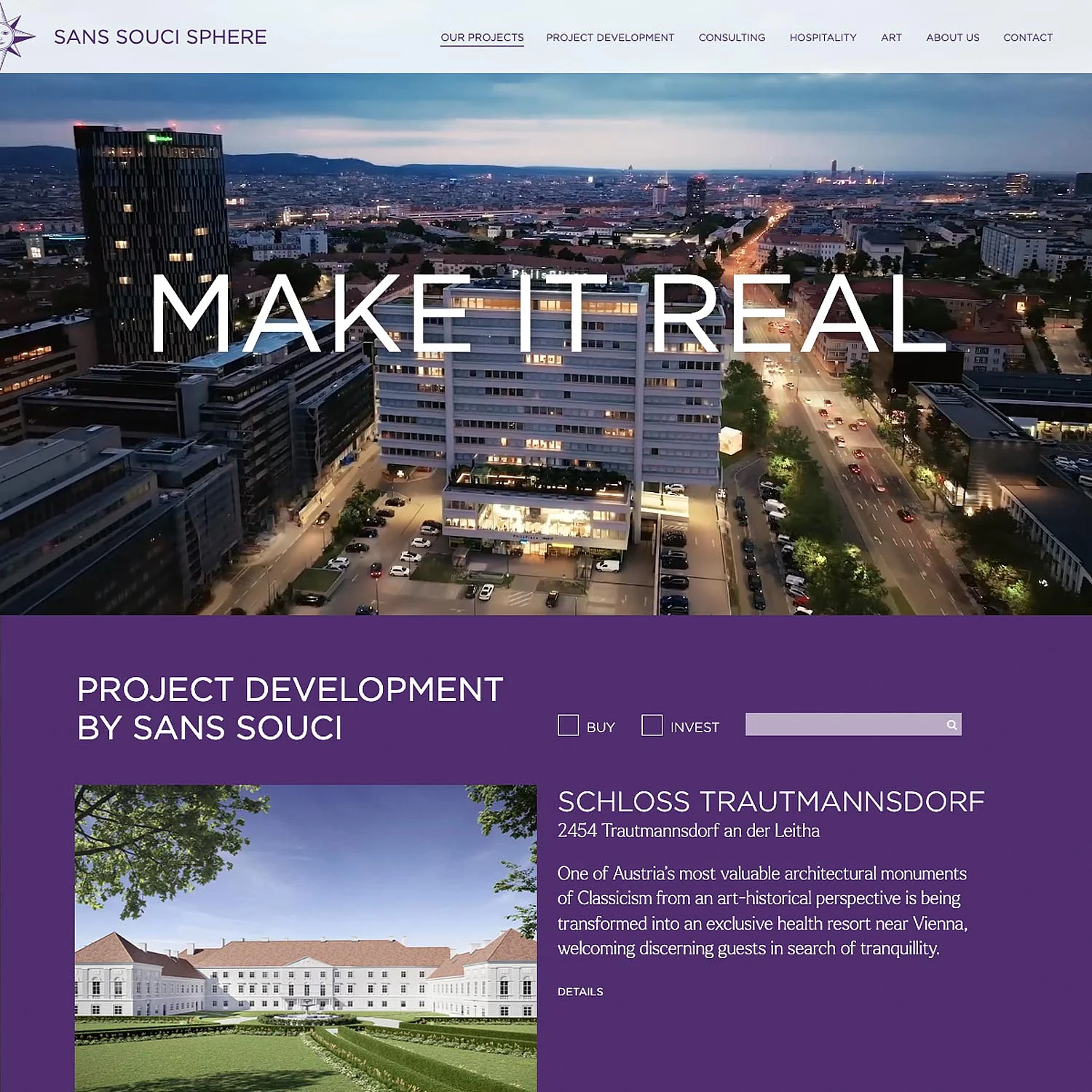 Our Projects von Sans Souci Sphere
