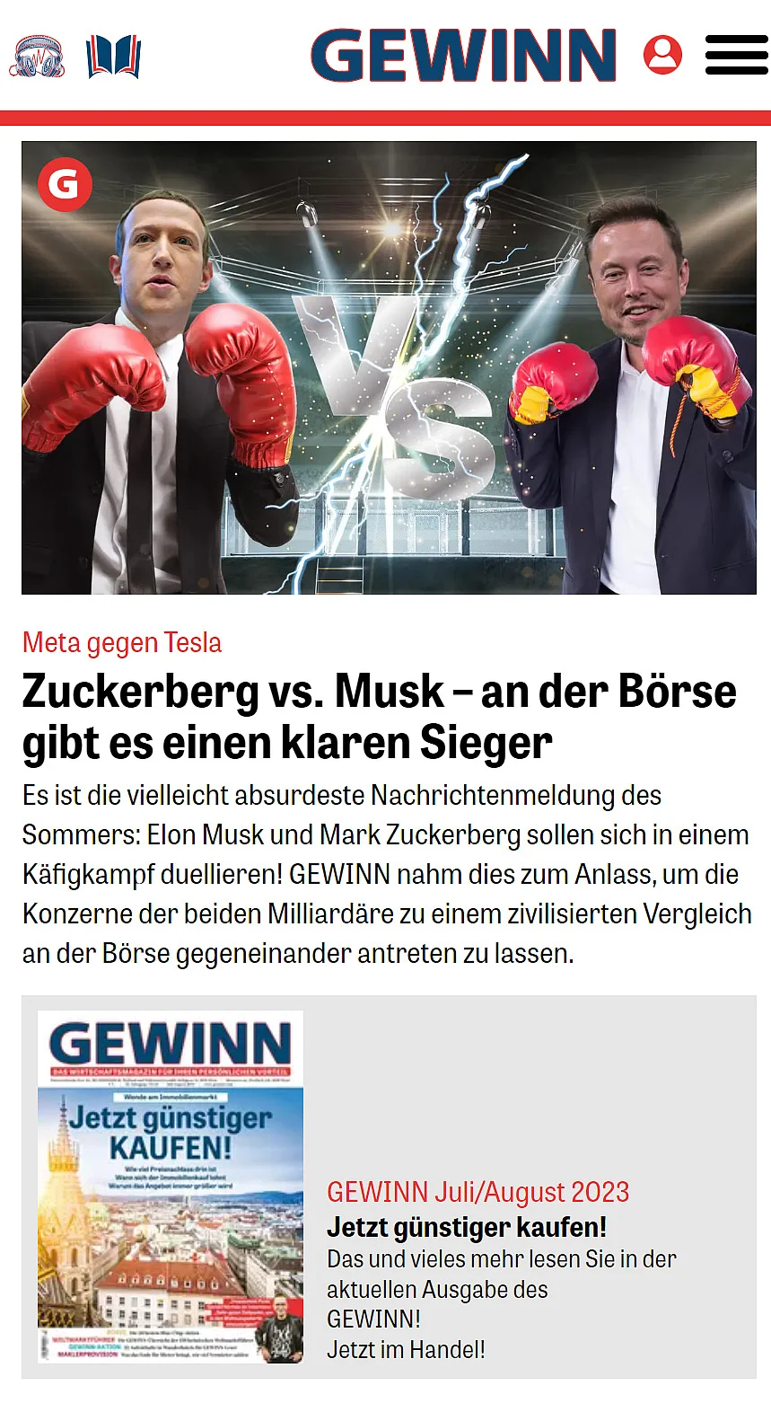 Gewinn Mobil Home