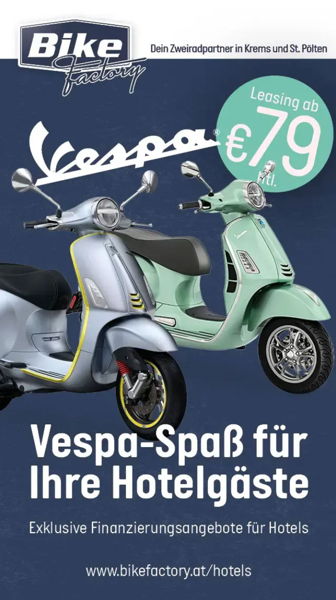 Vespa Spaß Hotelgast  - Webseite
