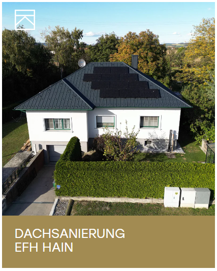 Referenzprojekt Dachsanierung