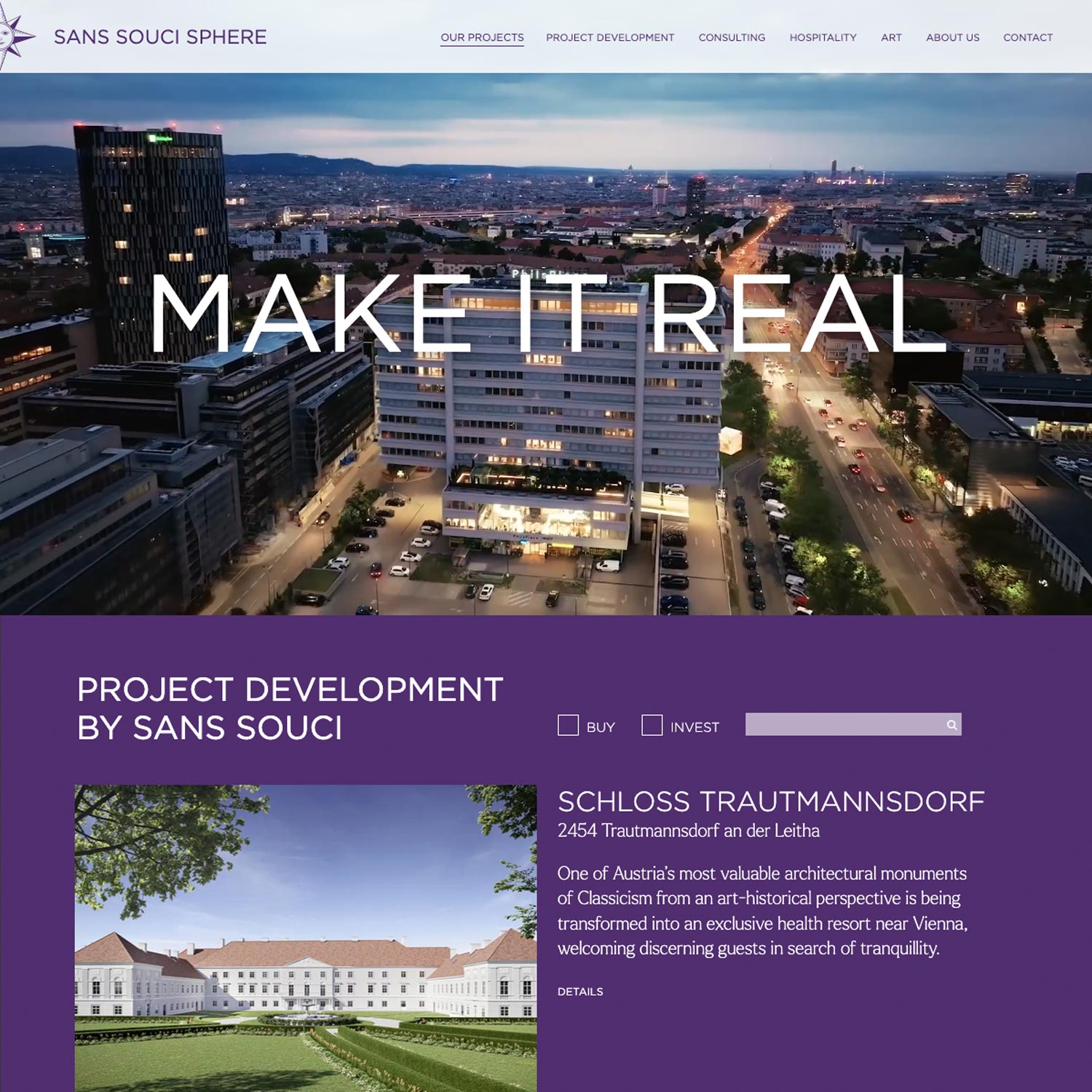 Our Projects von Sans Souci Sphere